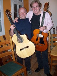 John Jorgenson and Kai Heumann at the Gitarrenzentrum