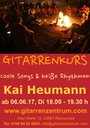 2017 06 06 Plakat Workshop Kai Heumann heiße songs Din A3 hoch