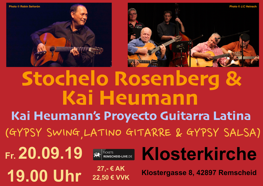 Plakat Kai Heumann & Stochelo Rosenberg A1 quer low