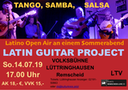 Plakat Latinguitarproject A5 quer VORNE