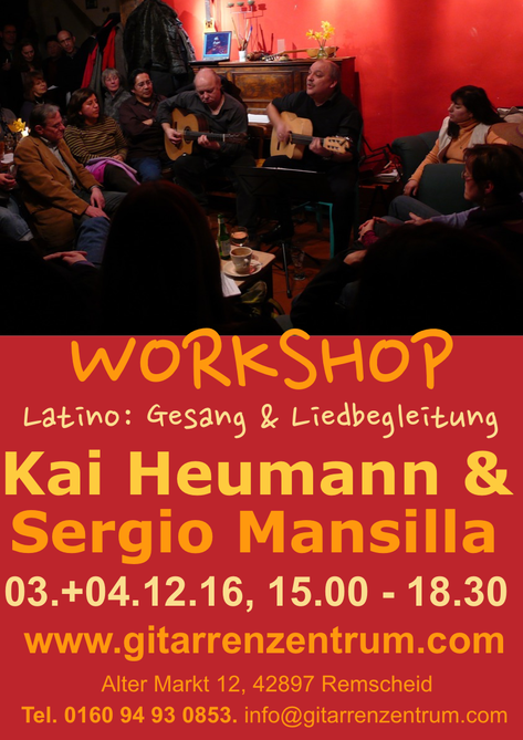 Plakat Workshop Kai HEumann Latino Din A3 hoch