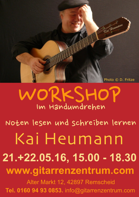 Plakat Workshop Noten lesen Din A3 hoch.red