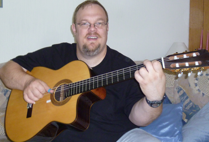 Richard Smith with Guitarras Calliope, Modelo Orfeo 1