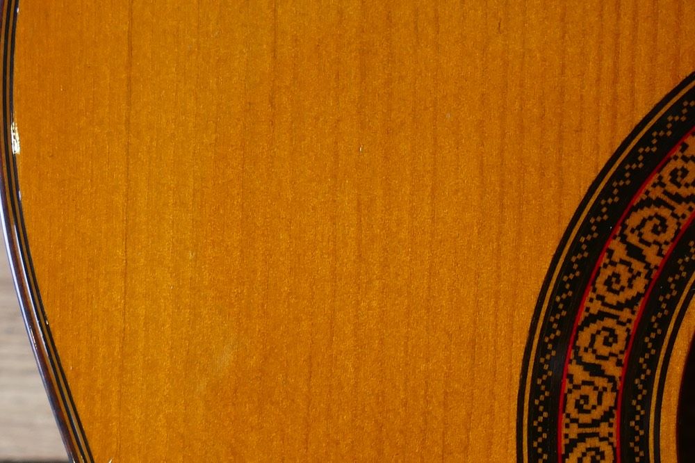 Yamaha G231-II. Rosette, Decke