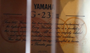 Yamaha G231-II. Zettel